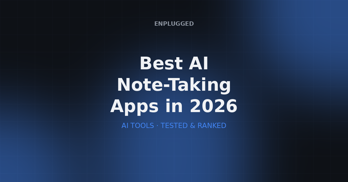Comparison of the best AI note-taking apps in 2026