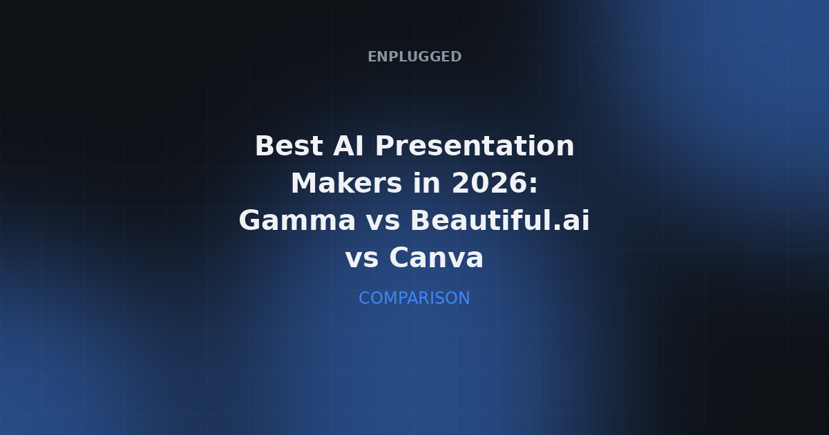 Best AI presentation makers compared in 2026