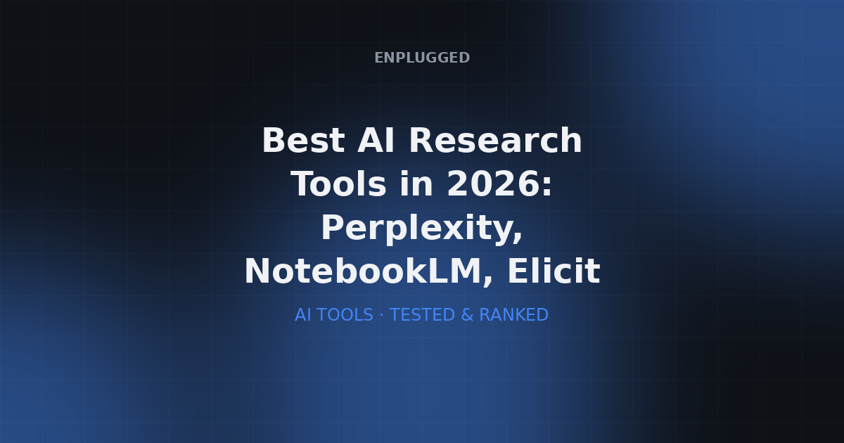 Best AI research tools compared in 2026
