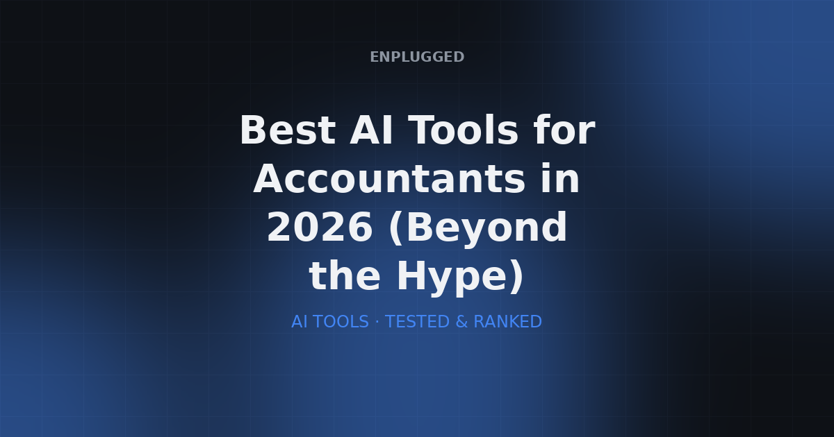 Best AI tools for accountants and bookkeepers in 2026