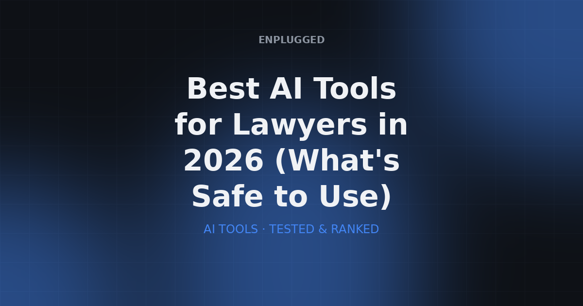 Best AI tools for lawyers and law firms in 2026