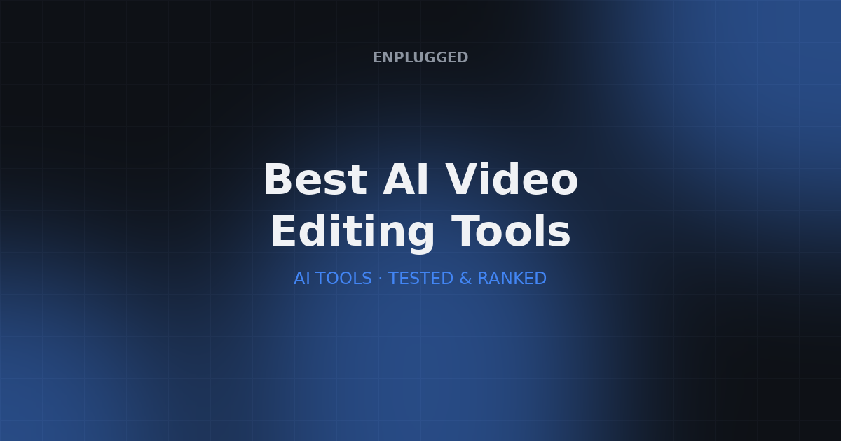 Comparison of the best AI video editing tools in 2026