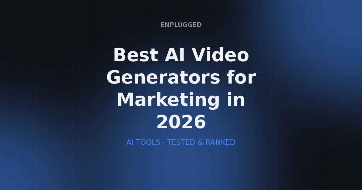 Best AI Video Generators for Marketing: A 2026 Comparative Analysis