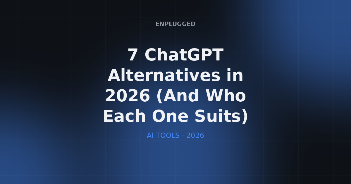 ChatGPT alternatives compared in 2026