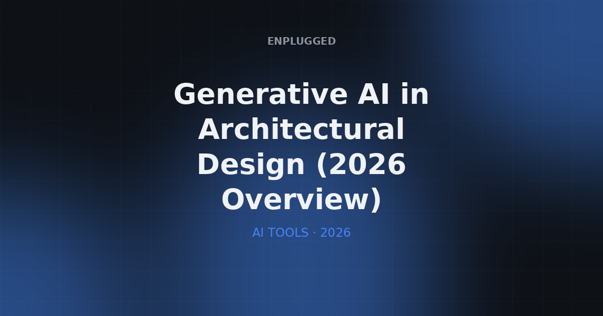 Generative AI in Architectural Design: Reshaping Creativity and Efficiency in 2026