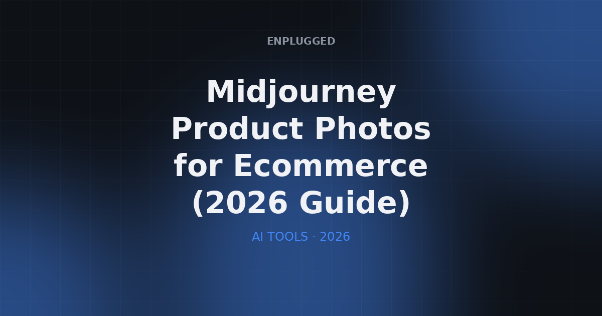 Midjourney-generated product photos used for e-commerce listings
