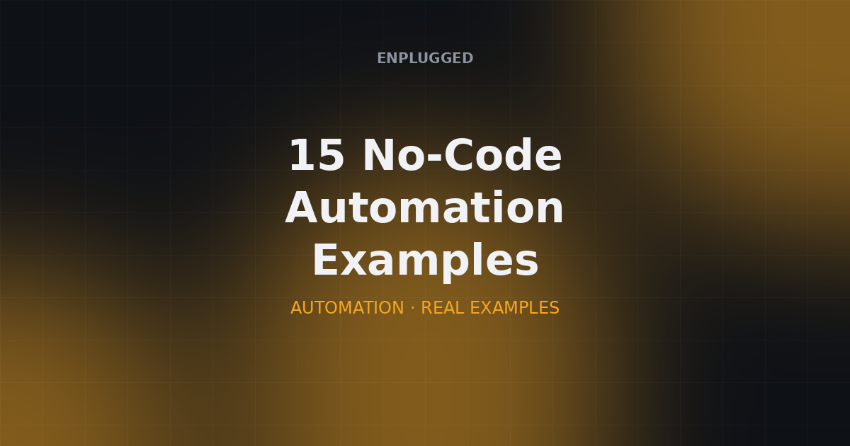 Flowchart-style illustration showing connected apps and automated workflow steps