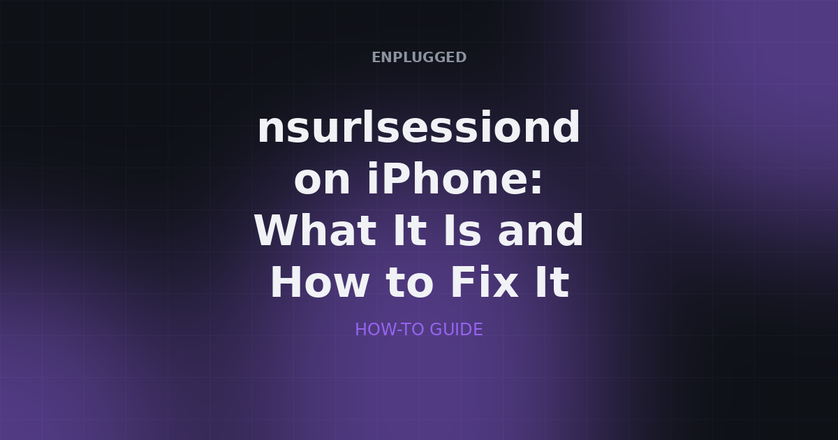 nsurlsessiond iPhone battery drain fix guide