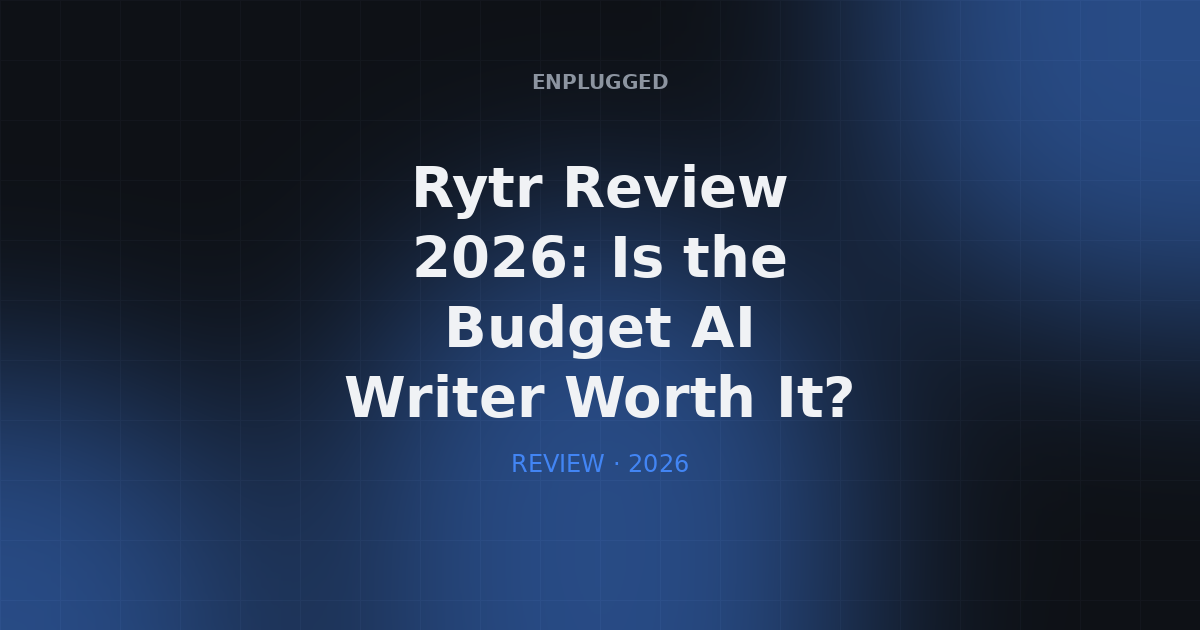 Rytr AI writing tool review 2026